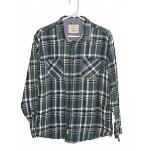 Original Weatherproof Vintage Plaid Button-Up Shirt